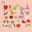 HFTOY Origami Sách Trẻ Em Handmade DIY Làm Vật Liệu Mẫu Giáo Giấy Màu Đồ Chơi Giấy Handmade ~