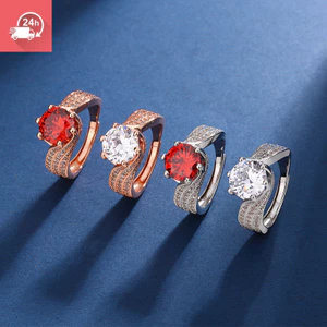 Bán chạy 3 carat Trứng Bồ Câu Ba Thế Hệ Tình Yêu Ba Hàng Vòng Kim Cương Đầy Đủ