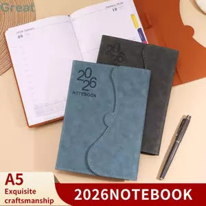 Sách lịch trình GREAT 2026, Sổ tay tiếng Anh thủ công hiệu quả, Nhật ký quản lý thời gian A5 Người lập kế hoạch hàng tuần Đồ dùng văn phòng trường học