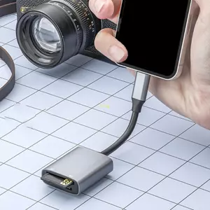 Btsg Đầu Đọc Thẻ USB C USB C Sang SD + MS Khe Cắm Thẻ Nhớ Adapter Tốc Độ Đầu Đọc Thẻ Camera Cho Thiết Bị USB C Hỗ Trợ