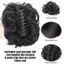 AqToCna Sợi Chịu Nhiệt Tổng Hợp Xoăn Sóng Tóc Lộn Xộn Bun Chignon Móng Vuốt Kẹp Đuôi Ngựa Cho Nữ Và Bé Gái Tiệc Cưới Hàng Ngày AqToCna