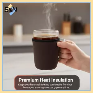 Tay áo cốc cách nhiệt B & N dành cho thể thao ngoài trời Thiêned và di động đảm bảo ổn định nhiệt độ đồ uống.