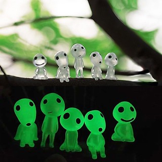 Bể Cá Đồ Trang Trí Dạ Quang Kodama Cây Thần Công Chúa Mononoke Mini Nhân Vật Hành Động Phát Sáng Trong Bóng Tối Phụ Kiện Bể Cá Dạ Quang Elf Cây Búp Bê