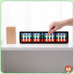 Thực tế 13 chữ số Soroban Abacus Công cụ đếm cột Trung Quốc dành cho trẻ em Giáo dục toán học Lớp học và Sử dụng tại nhà