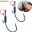 10 Chiếc Móc Cá Thép carbon Cao, Giun Không Cỏ Móc Đơn Sống Mồi Tôm Móc, Giun Mềm Pickerel Thế Hệ Thứ Ba Câu Cá Câu Cá Biển
