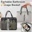 Giỏ tắm Tote di động Túi chống nước có tay cầm Túi đựng đồ vệ sinh dung tích lớn Unisex ELWW