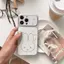 Thỏ trắng một dòng Đối với trường hợp iPhone 17pro iphone16/15/14p13/12/11 chống rơt