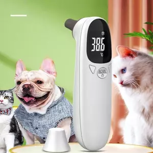 Nhiệt độ thú cưng hàng đầu có chức năng nhớ Đo nhanh có thể sạc lại cho thú y Sử dụng tại nhà