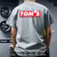 Xe sửa đổi Nhật Bản Toyota TOM 'S Áo thun ngắn tay Cotton cao cấp 100% dành cho nam