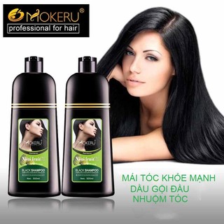 Dầu Gội phủ bạc chỉ sau 5 phút Phủ Tóc Bạc Tự Nhiên Trái Cây Mokeru Noni 500Ml. Nhập khẩu Anh