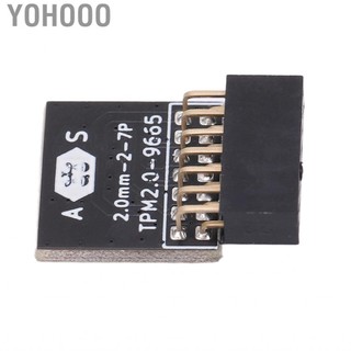 Yohooo Yohooo-VN TPM 2.0 Mô-đun LPC 14Pin Bảng bảo mật mã hóa thẻ từ xa cho các thành phần điện tử