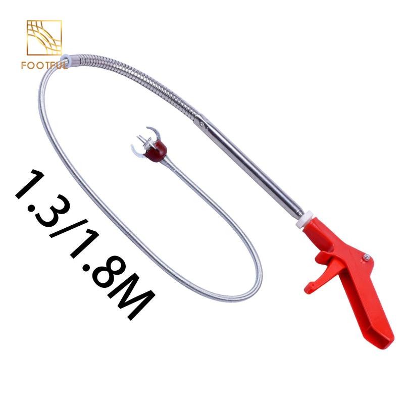 Toilette Snake Clog Remover Ốc sên vệ sinh Grabber -Công cụ tưởng niệm Công nhân Tiết kiệm ốc sên vệ sinh tắc nghẽn -Bearer -tool cho