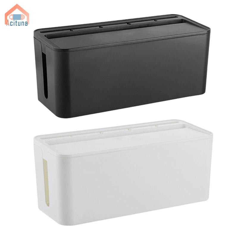 Hộp Quản Lý Cáp Hộp Đựng Tiết Kiệm Không Gian Trang Trí Hiện Đại Có Nắp Di Động Tổ Chức Cho Dây Rời Quản Lý Phòng Ngủ TV