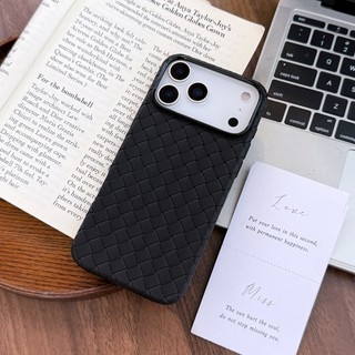 Màu Trơn Tản Nhiệt BV Họa Tiết Dệt Silicon Mềm Ốp Lưng Điện Thoại iPhone 17Promax 17Air 16Promax 16Plus 12 13 14 15 Pro Max 11 Chống Sốc Nam Nữ Vỏ Di Động