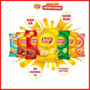 Combo 10 gói Snack Khoai tây Lays đủ vị gói nhỏ 3x gram Date xa Đảm bảo chất lượng