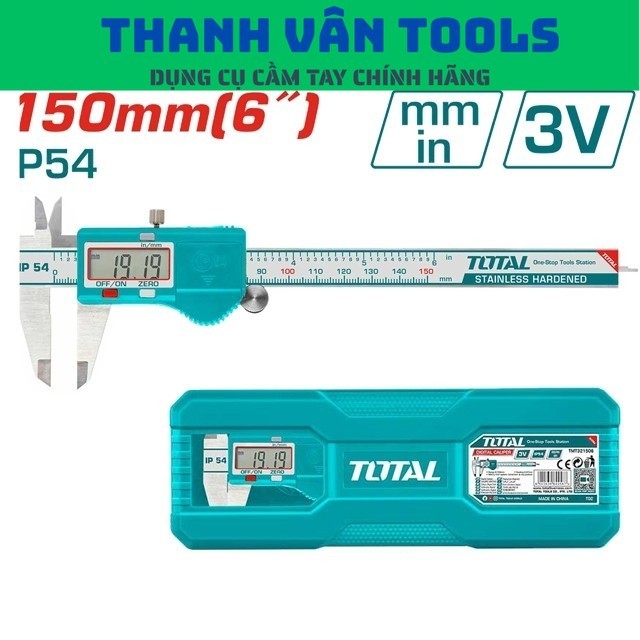 TV TOOLS Thước kẹp điện tử 0-150mm Total TMT321506/TMT322006 | Shopee ...