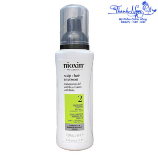 Tinh chất kích thích mọc tóc Nioxin Scalp & Hair Treatment System 2 100ml (New 2025) [ TN ]