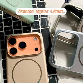 [JLK] Ốp điện thoại Matel từ tính siêu mỏng sang trọng cho iPhone 17 ProMax 16 15 14 13 12 11 Pro Max Plus Ốp điện thoại cứng
