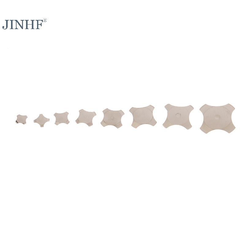 JINHF 20 CÁI 10 Có Điểm Hình Chữ Thập Kim Loại Dome Reset 5 6 7 8.4 10 12 14 16 MM Màng SPST Xúc giác bật / tắt tạm thời HOT