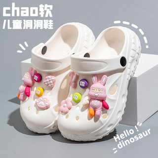 Dép nhựa hoạt hình bít mũi cho bé - Dép lỗ siêu nhẹ chống trơn, kiểu Crocs cá tính