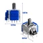 Thay thế cần điều khiển hiệu ứng Hall YRBWD 2PACK, Cần điều khiển điện từ TMR tương tự bền bỉ, Bộ sửa chữa chống khô có độ chính xác cao cho bộ điều khiển trò chơi cạnh kép PS5