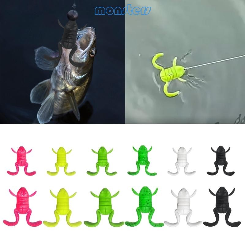 Mồi Swimming Bait Soft Lure Mô Phỏng Ếch, 5 Chiếc - Thích Hợp Cho Câu Cá Trên Mặt Nước