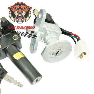 Bộ ổ khoá trước sau taurus 4 dây vương niệm (Xe TQ)
