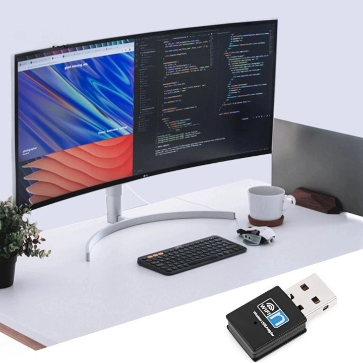 USB Thu Sóng Wifi Và Bluetooth Hỗ Trợ Tốc Độ Mạng 2.4G - 150Mbps, Tiện Dụng Cho PC Và Laptop Lỗi