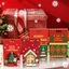 GREAT 50 Chiếc Túi Đóng Gói Giáng Sinh, Ông Già Noel Giáng Sinh Vui Vẻ Túi Kẹo, Bao Bì Ăn Nhẹ Cung Cấp Tiệc Nhiều Màu Gói Quà Tặng Bánh Quy Cho Trang Trí Tiệc Giáng Sinh