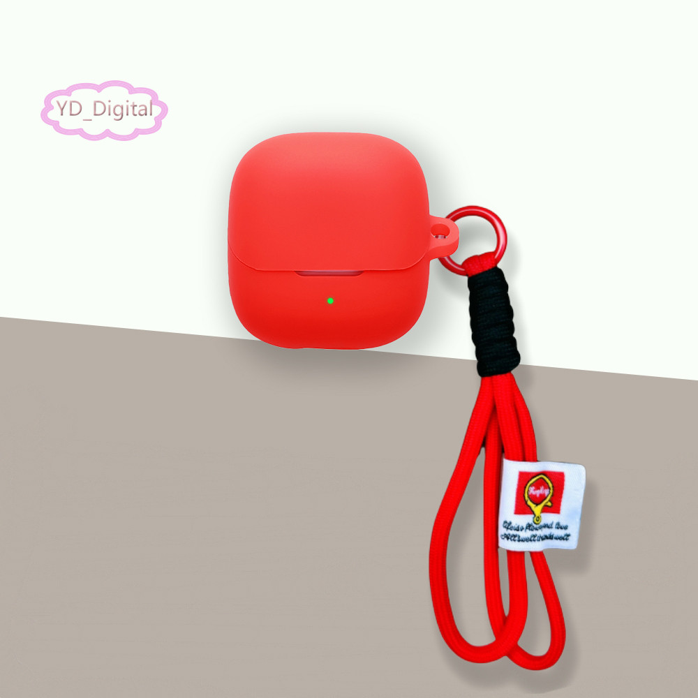 Vỏ silicone mềm chống mất, bảo vệ tai nghe Baseus Bass BS1 NC, kèm dây đeo