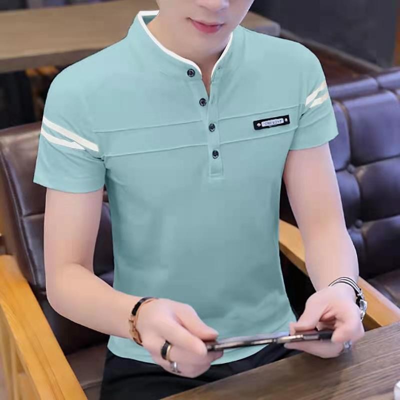 Áo Polo Nam Ngắn Tay Mùa Hè Phong Cách Hàn Quốc