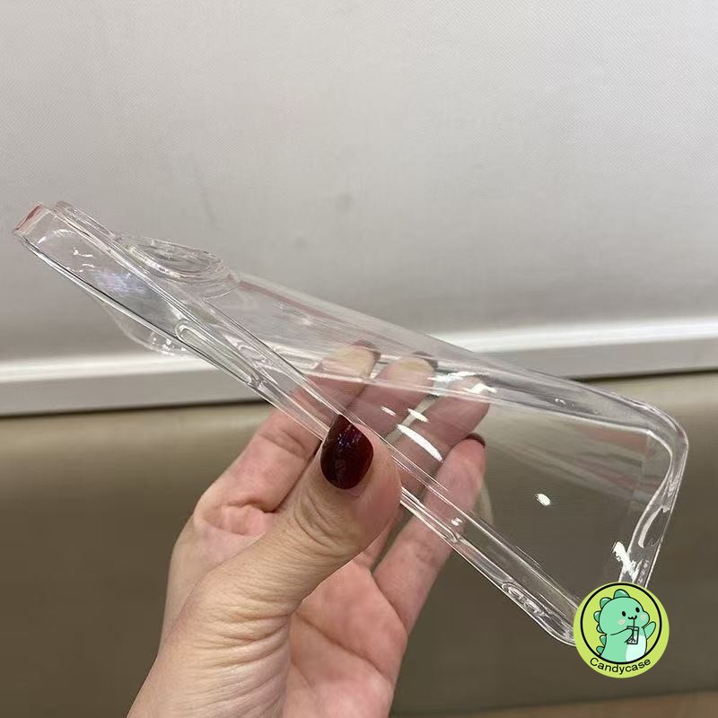 Ốp Siêu Trong Suốt Cho Xiaomi 15 15S 14 14T 13 13T 12 12X 12S 12T Mi 11 11T 9 9T Pro Ultra Lite 5G 4G Vỏ Chống Sốc Vỏ Điện Thoại Mềm Dễ Thương Đơn Giản