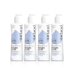 Bộ 4 Sữa tắm Lactacyd Healthy Bright làm đều màu da, mang lại làn da sáng khỏe, rạng rỡ và tự tin