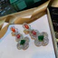 Thời Trang Hàn Quốc Ánh Sáng Thanh Lịch Sang Trọng Phong Cách Mới Bông Tai Zircon Bán Buôn
