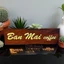 Bảng hiệu sắt Rỉ sét (gỉ sét) tự nhiên đèn LED treo tường ngoài trời - LAMDECOR MIỄN PHÍ THIẾT KẾ
