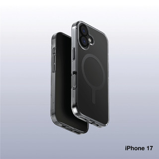 Vỏ bảo vệ hỗn hợp UNIQ Clario (ECO) cho IPhone 17 (6.3) / Air (6.5) / 17 Pro (6.3) / 17 Pro Max (6.9) - trong suốt / khói / hồng.