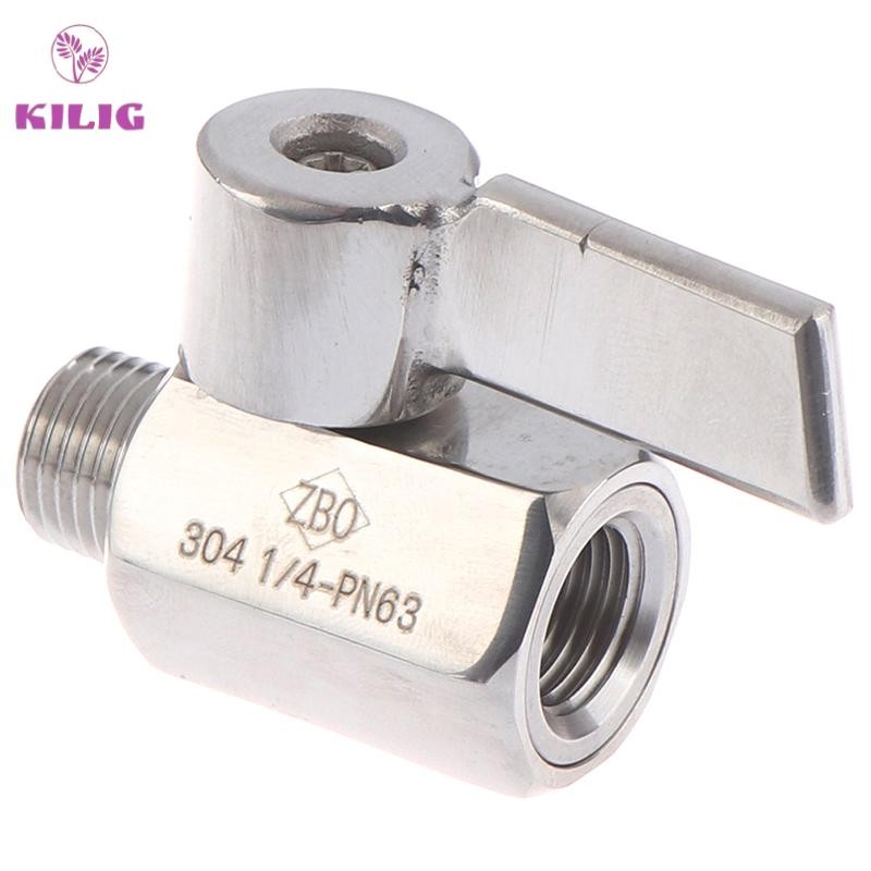 Van nhỏ bằng thép không gỉ 304 1 / 4 Inch tiện lợi
