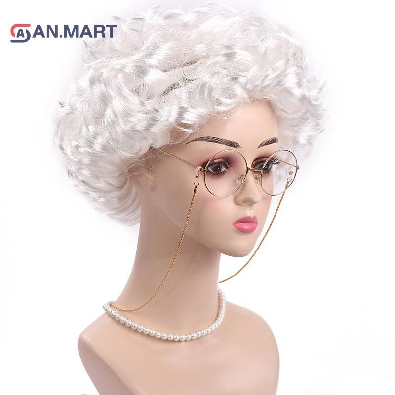 Bigdealssuper Giai Đoạn Trung Niên Và Người Cao Tuổi Tóc Trắng Ông Nội Và Bà Tóc Giả Siêu