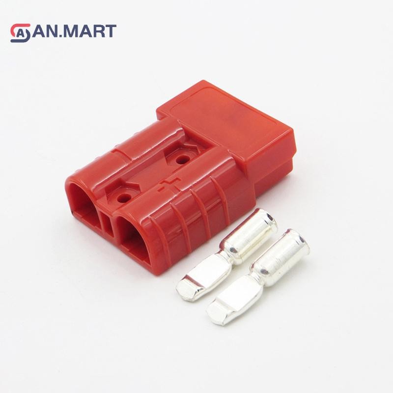 Bigdealssuper 1PC 600V 50 / 120A Bộ phích cắm nguồn Đầu nối nhanh với thiết bị đầu cuối chống bụi cho xe kéo Thuyền Caravan Kết nối siêu