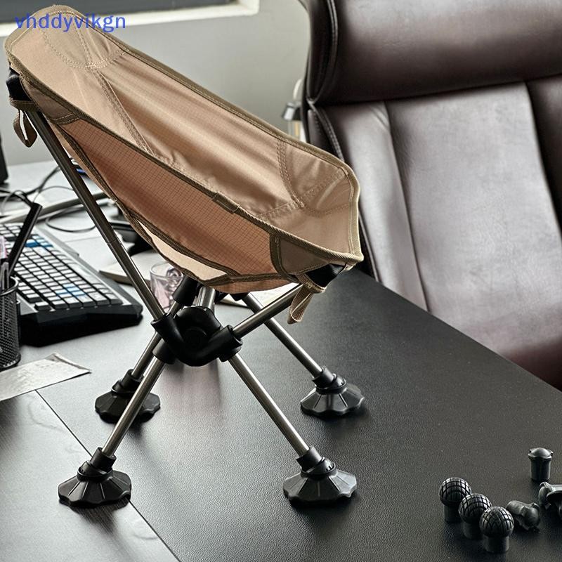 Ghế Cắm Trại Chân Nhựa Chống Trơn Trượt, Điều Chỉnh được, Phù hợp Câu Cá và Ngoài Trời