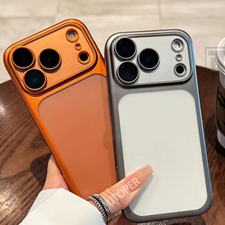 [JLK] Ốp điện thoại mờ mạ UV siêu mỏng mới sang trọng chống trượt 17 Pro Max cho iPhone 17 Air 17Pro 17ProMax Lens Film Bảo vệ Vỏ PC cứng mờ