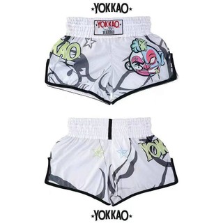 Yokkao Muay Thai Shorts Fighting Running Sports Fitness Fight Training Men and Women Boxing Shorts bp95
