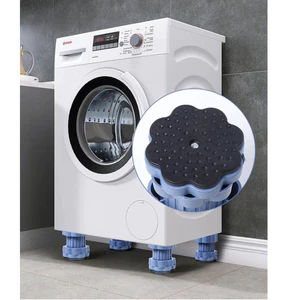 4 Giá đỡ máy giặt và tủ lạnh có thể điều chỉnh với thiết kế chống trượt, chống sốc và cách âm