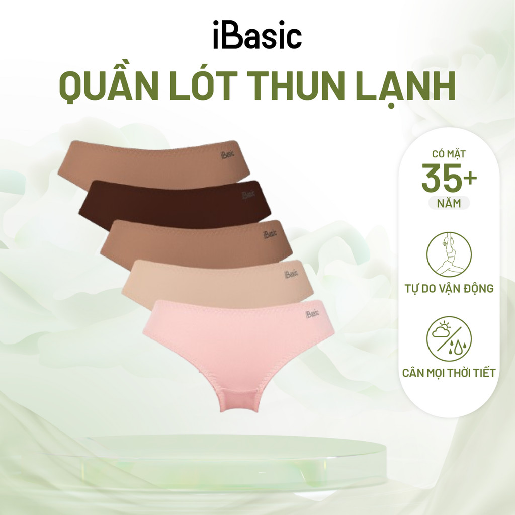 [BILL 519K NHẬN x2 QUÀ] Combo 5 Quần lót nữ iBasic thun lạnh Smoothies ...