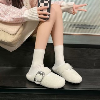 Dép nữ Baotou Dây đeo khóa một chân sang trọng có thể đeo bên ngoài