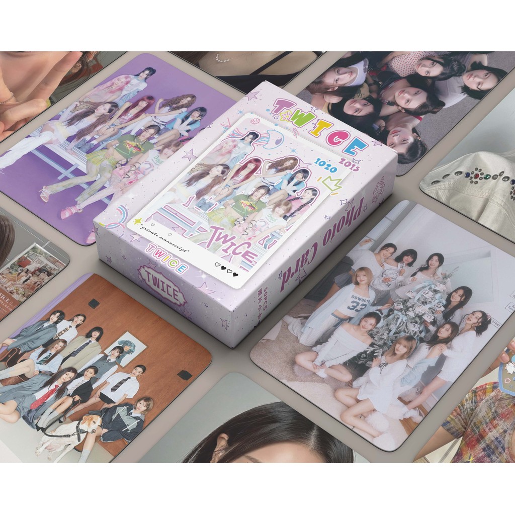 Bộ 50-55 Hai Lần Photocards Với Thẻ Lomo Hình ba chiều Laser Thanh niên Tôi Nhận BẠN MISSAMO Nayeon Jeongyeon Momo Sana Jihyo Mina Dahyun Chaeyoung Tzuyu Bưu thiếp ba chiều YM