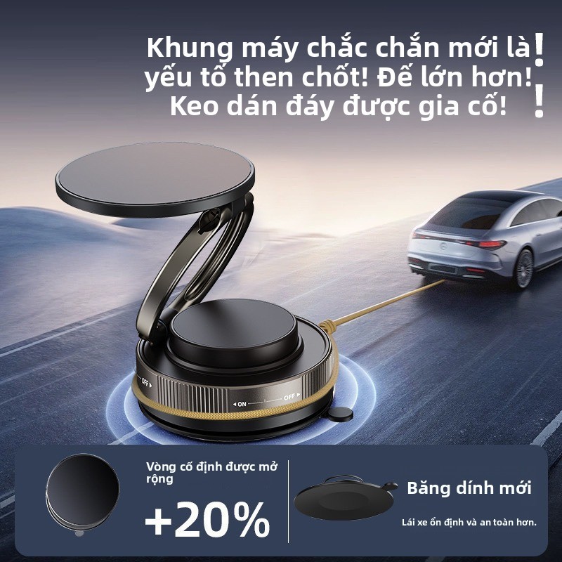 Bộ giữ điện thoại hút từ tính chân không Cp, giá đỡ chịu lực cho iPad, sử dụng trong xe ô tô
