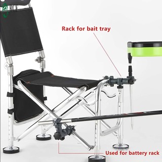 Giá đỡ ghế câu cá điều chỉnh 360 độ, phù hợp với nhiều loại ghế