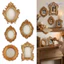 Khung Cổ Vàng WANYEDI, Khung Hình Vintage Nhựa Thanh Lịch, Phong Cách Châu Âu Có Thể Đặt Có Thể Treo Khung Trang Trí Baroque Tinh Tế Trang Trí Máy Tính Để Bàn
