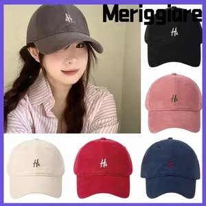 Mũ bóng chày dạng bột mâm xôi MERIGGIARE, Mũ che nắng chữ H, Vòng tuần hoàn đầu lớn thời trang cho thấy mặt Mũ Hip Hop thoáng khí mùa xuân, mùa hè, mùa thu